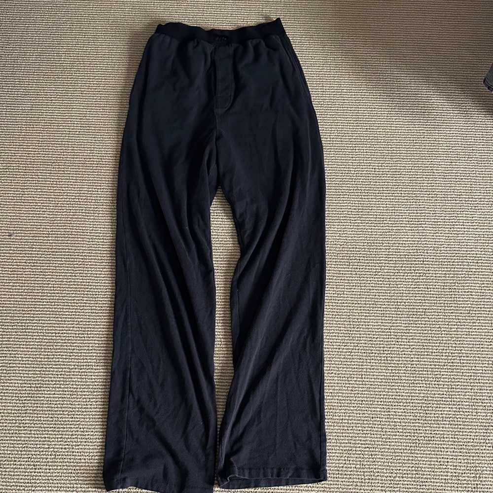 SKIMS wimens black lounge pants xs